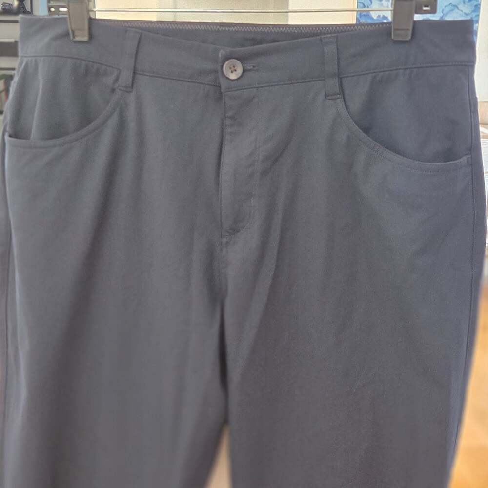 Vuori Mens Meta Pant Navy Blue Men's Stretch 5 Pocket Pants 34x30